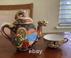 Mitsui Bussan Kaisha Dragon Teapot And Cup Extremely Rare