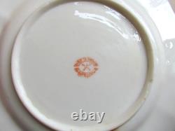 NAUTILUS PORCELAIN GLASGOW SCOTTISH HAND PAINTED TEA CUP TRIO C1905 (Ref9255)