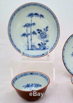 Nanking Cargo Chinese Porcelain Batavian Tea Bowl Saucer Qianlong Qing c 1750