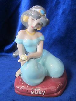 Nao By Lladro Jasmine Disney Princess #1716 Brand Nib Aladdin Flower Save$ F/sh