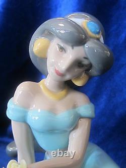 Nao By Lladro Jasmine Disney Princess #1716 Brand Nib Aladdin Flower Save$ F/sh