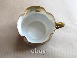 Nautilus Porcelain Glasgow Scottish Hand Painted Trio C. 1900 (10700)