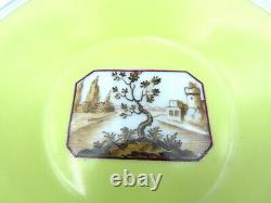 Nymphenburg Porcelain Cup Saucer Hand Painted grisaille Landscape Scenic View