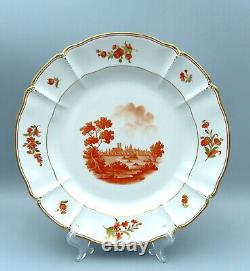 Nymphenburg Porcelain Large Charger Plate Hand Painted Munich Landscape 1980