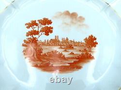 Nymphenburg Porcelain Large Charger Plate Hand Painted Munich Landscape 1980