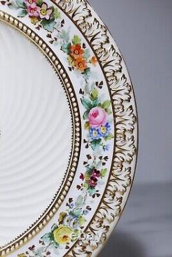 OVINGTON BROTHERS Copelands England Hand Painted Floral Cabinet Porcelain Plate