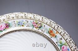 OVINGTON BROTHERS Copelands England Hand Painted Floral Cabinet Porcelain Plate