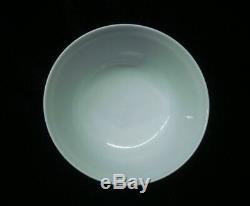 Old Chinese Blue and White Hand Painting Porcelain Bowl Marked QianLong