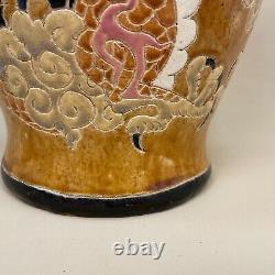 Oriental Vase Decorative Chinese Dragon Ceramic Pot Antique Asian Hand Painted