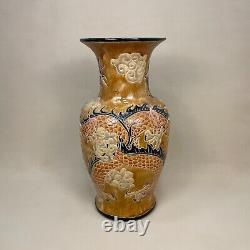 Oriental Vase Decorative Chinese Dragon Ceramic Pot Antique Asian Hand Painted