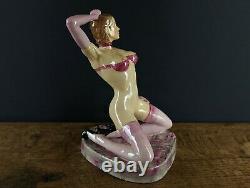 PEGGY DAVIES Nude Erotic Figurine Original Colourway By Victoria Bourne 22 cm