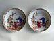 Pair Of 18th Century (approx. 1770) Chinese Famille Rose Dishes 12cm Diameter