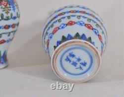 Pair of Chines3e Hand Painted Porcelain Vase, 20th Century