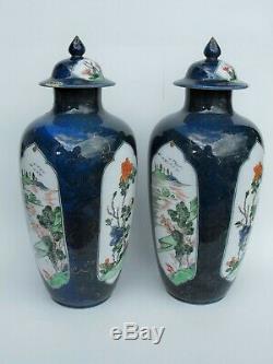 Pair of Kangxi period vases