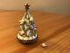Peint Main Limoges France Rochard Christmas Tree With Doves Hand Painted Box