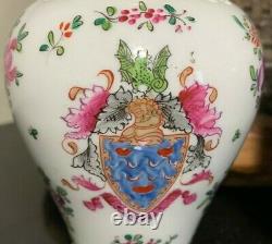Porcelaine de Paris Hand Painted Asian Style Ginger Jars Urns Artist Mark France