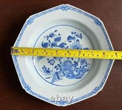 Qianlong (1736-1795) Chinese Antique Porcelain Blue and White Ceramic plate