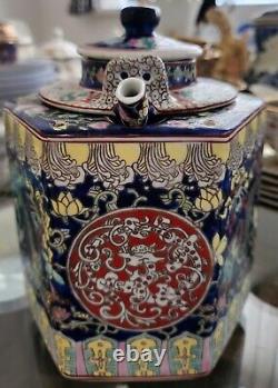 Qing Dynasty Qianlong 1736-95 Porcelain Wine Warmer