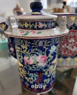 Qing Dynasty Qianlong 1736-95 Porcelain Wine Warmer