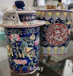 Qing Dynasty Qianlong 1736-95 Porcelain Wine Warmer