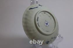 Qing Yongzheng Export Blue & White China Saucer Bird-with-Insect c1725