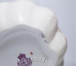 RARE Antique ROYAL WORCESTER Hand Painted Floral Motif Small Porcelain Vase