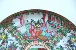 RARE PAIR Chinese Armorial PORTUGUESE FLAG Porcelain PLATE 19thc export vase