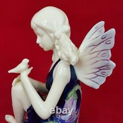 Rare Old Tupton Ware Butterfly Fairy With Bird Hand Painted 5263 OA