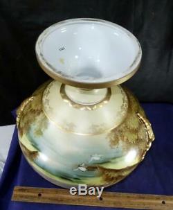 Rare Paris Francois Boucher Porcelain / Sevres Hand Painted Covered Urn