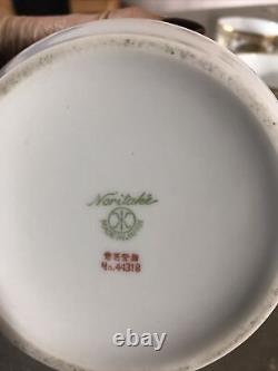 Rare Vintage (1930s) Japanese Noritake 44318 Hand Painted Porcelain Teapot Used