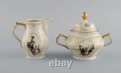 Rosenthal Classic Rose coffee service for six people in hand-painted porcelain