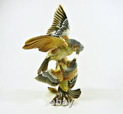 Rosenthal, Hugo Meisel (1887-1966) Fighting Birds, Porcelain Figurine! (h025)