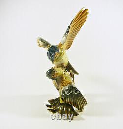 Rosenthal, Hugo Meisel (1887-1966) Fighting Birds, Porcelain Figurine! (h025)