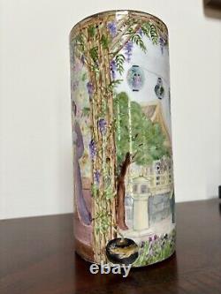 Rosenthal Old Vase / Bavaria / Signed W. Hub / Hand Painted Porcelain 4.5x 9.5