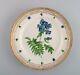 Royal Copenhagen Flora Danica Plate In Hand-painted Porcelain With Flowers