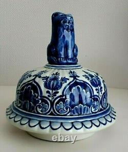 Royal Delft XL Lidded Vase Ginger Jar 18.5 Inches Hand Painted