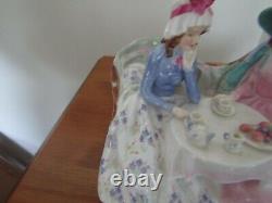 Royal Doulton Afternoon Tea HN 1747 mark which is hand painted in green VGC
