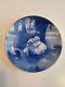 Royal Doulton Blue Childrens Display Plate (two Girls Tiny Witch) C. 1910 Used