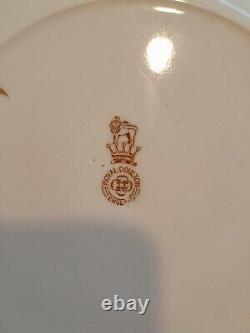Royal Doulton Blue Childrens display plate (Two Girls Tiny Witch) c. 1910 USED