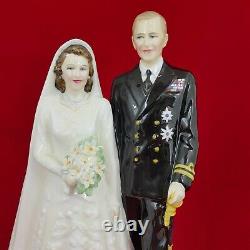 Royal Doulton Figurine HN3836 Queen Elizabeth II & Duke Of Edinburgh 6269 RD