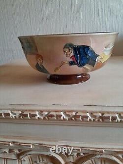 Royal Doulton Oliver Twist. Can I Have Some More Please Large Footed Bowl