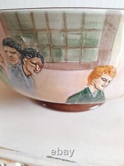 Royal Doulton Oliver Twist. Can I Have Some More Please Large Footed Bowl