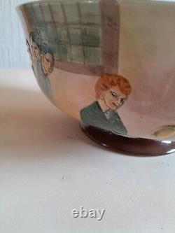 Royal Doulton Oliver Twist. Can I Have Some More Please Large Footed Bowl