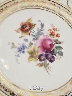 Royal Doulton Plates Hand Painted Gold Antique Porcelain England 1924 H2506 Rare