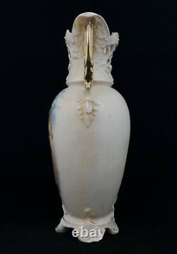 Royal Dux Vase Hand Painted Lady Marks