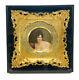 Royal Vienna Hand Painted Porcelain Cabinet Plate Of A Beauty, 19th C. Framed