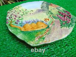 Royal winton hand painted plate lovely colours