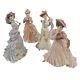 Set Of 4 Hand Painted Wedgwood Four Seasons Figurines Designed By Shirley Curzon