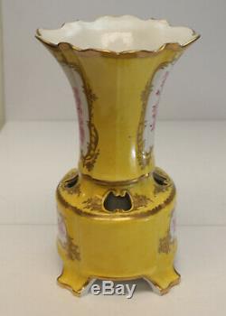 Sevres Hand Painted Porcelain Hollandois Vase, 19th C. Hand Painted Cherubs