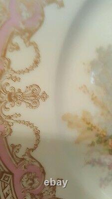 Sevres hand painted porcelain Cabinet Display Plate, Louis Philippe